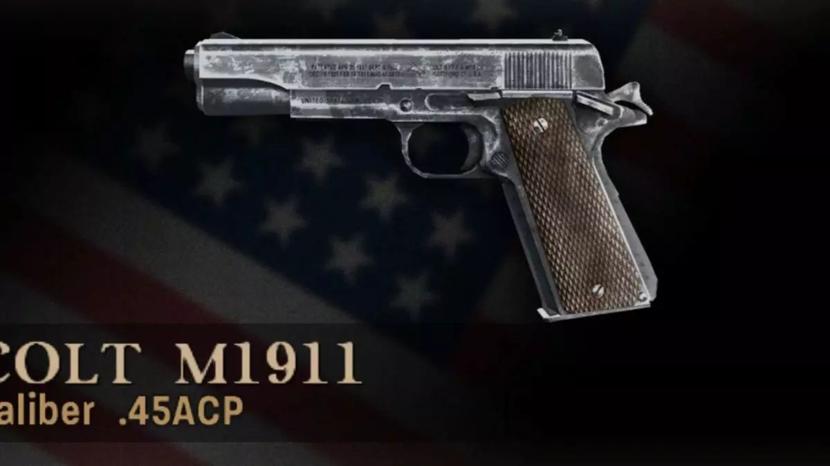 Call of Duty M1911 - A Clássica Arma de Fogo